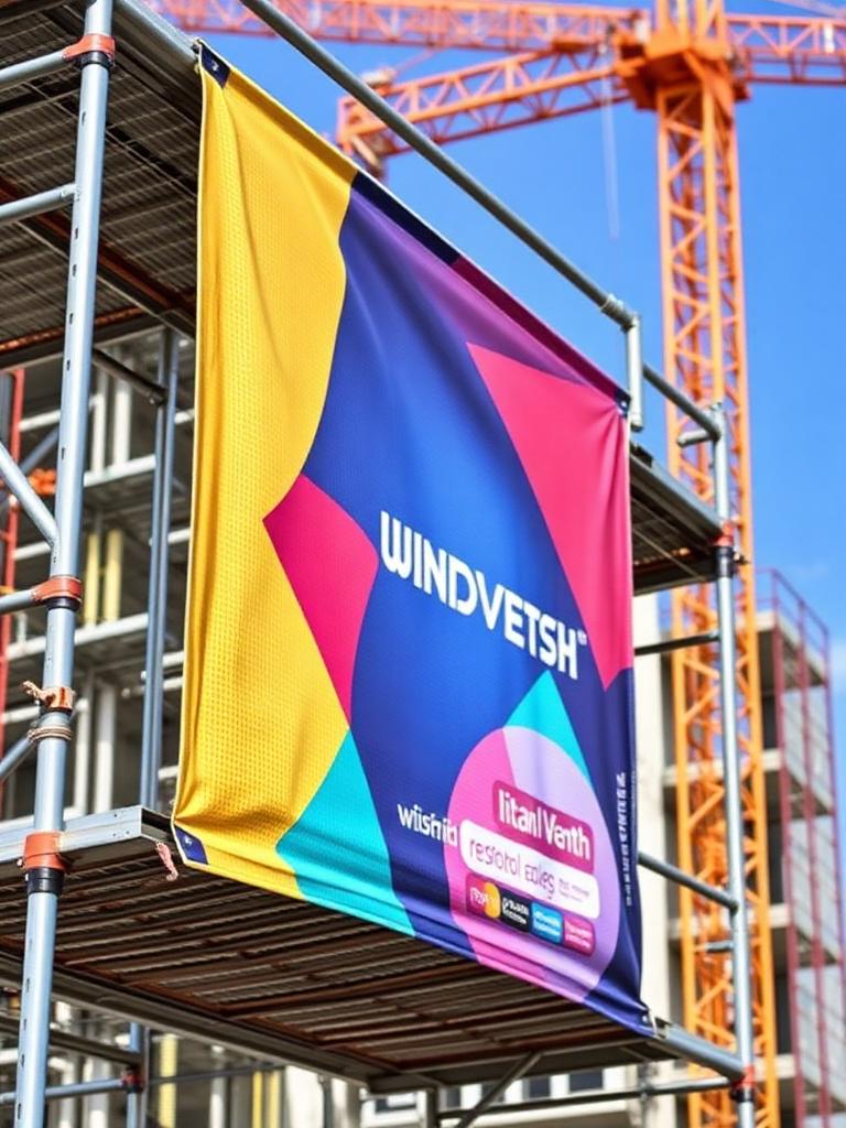 Wind-Vented Mesh Banner