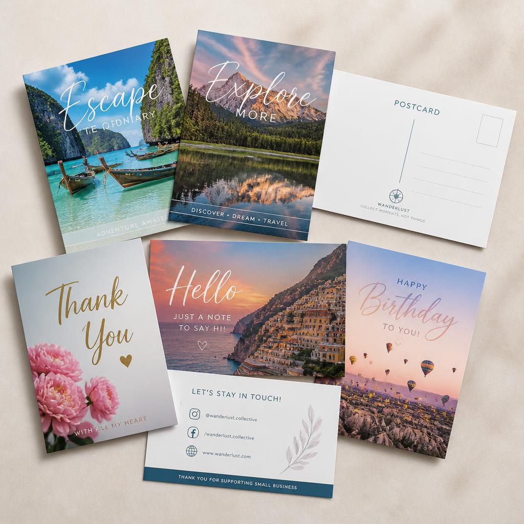 A6 Postcards — 300gsm Matte & Glossy